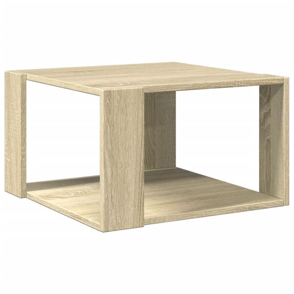 vidaXL Coffee Table Sonoma Oak 51.5x51.5x30 cm Engineered Wood