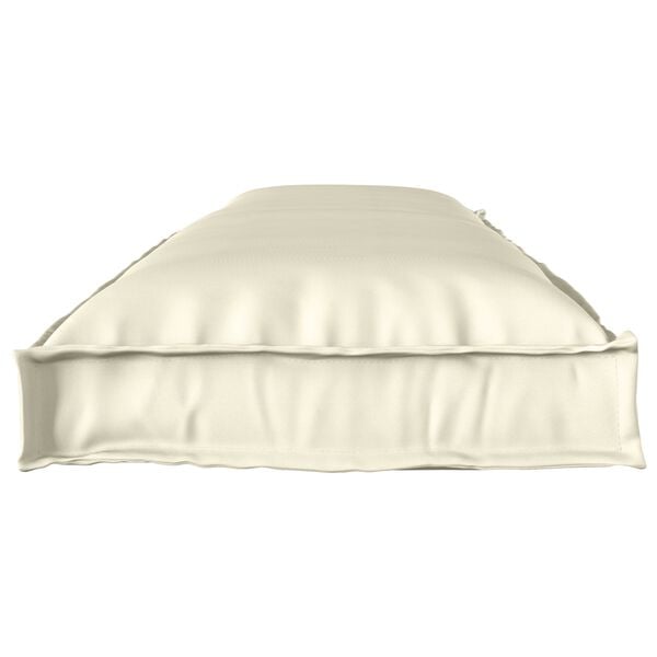 vidaXL Pallet Cushion Set 2 pcs Cream 150 x 40 x 8 cm Oxford Fbric