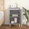 vidaXL Bedside Cabinet Grey Sonoma 40x35x70 cm Engineered Wood