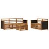 vidaXL Outdoor Sofa Set 6 pcs Natural Solid Acacia Wood