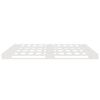 vidaXL Pallet Bed without Mattress White 140x200 cm Solid Wood