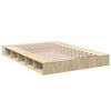 vidaXL Bed Frame without Mattress Sonoma Oak 150x200 cm King Size