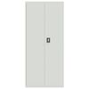 vidaXL File Cabinet Light Grey 90x40x240 cm Steel