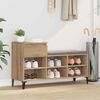 vidaXL Shoe Cabinet Artisan oak 102 x 36 x 60 cm Engineered wood