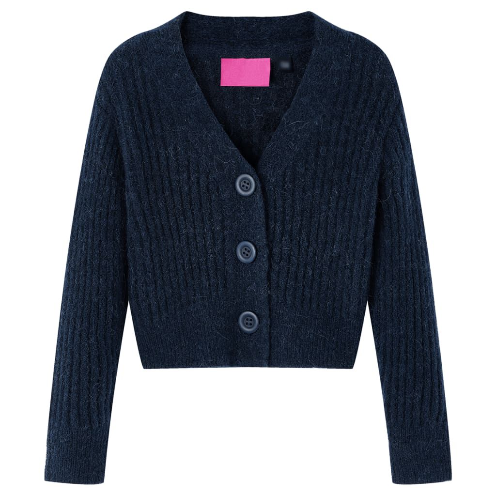 Navy kids cardigan on sale