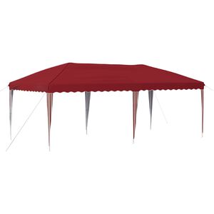 vidaXL Pop-up Party Tent 575 x 290 x 245 cm Burgundy
