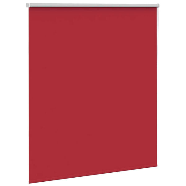 vidaXL Roller Blind Blackout Red 125x150 cm Fabric Width 121.6 cm Polyester