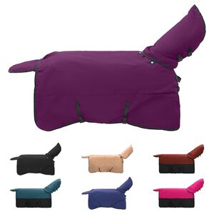 vidaXL Horse Blanket Full Purple 95 cm Polyester