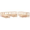 vidaXL 11 Piece Garden Lounge Set Solid Wood Pine