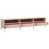 vidaXL TV Cabinet Pink 202x39x43.5 cm Cold-rolled Steel