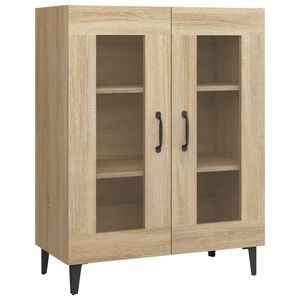 vidaXL Sideboard Sonoma Oak 69.5x34x90 cm Engineered Wood
