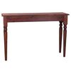vidaXL Console Table Classical Brown 110x30x75 cm Solid Mahogany Wood