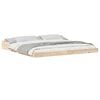 vidaXL Bed Frame Brown 180 x 220 cm Solid Pine Wood