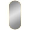 vidaXL Wall Mirror Gold 70x30 cm Oval