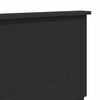 vidaXL Headboard Black Oak 200 cm Engineered wood