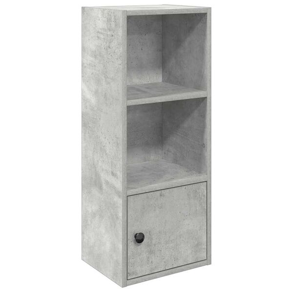 vidaXL Bookcase Concrete Grey 31x24x77 cm Engineered Wood
