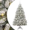 vidaXL Artificial Christmas Tree 210 cm 300 LEDs Warm White