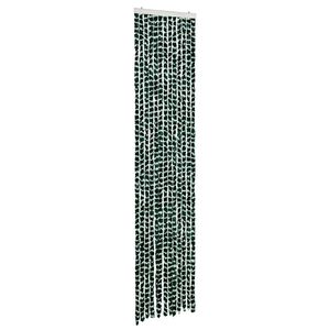 vidaXL Insect Curtain Green and White 56x185 cm Chenille