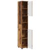 vidaXL Bathroom Cabinet with Storage Old Wood 30 x 35 x 192 cm