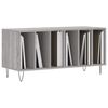 vidaXL Record Cabinet Grey Sonoma 100x38x48 cm Engineered Wood