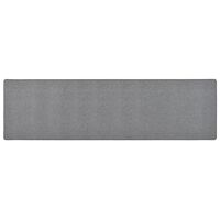 vidaXL Carpet Runner Dark Grey 80x300 cm