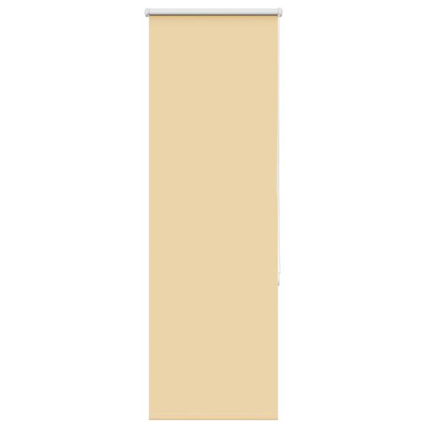 vidaXL Roller Blind Blackout Beige 60x130 cm Fabric Width 55.7 cm Polyester