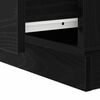 vidaXL Bedside Cabinet Black Oak 50 x 34.5 x 50 cm Engineered wood
