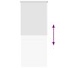 vidaXL Shower Roller Blind 120x240 cm White