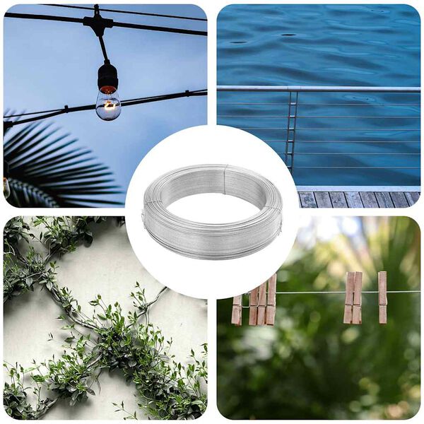 vidaXL Fence Binding Wire 250 m 1.4 mm Steel