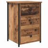vidaXL Bedside Cabinet 2 pcs Brown 40 x 36 x 60 cm Solid Reclaim Wood