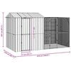 vidaXL Bird Cage Anthracite 418 x 210 x 247 cm Galvanised Steel