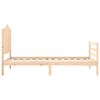 vidaXL Bed Frame without Mattress 100x200 cm Solid Wood