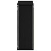 vidaXL Bathroom Wall Cabinet with Mirror Black Oak 50x21x60 cm