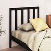 vidaXL Bed Headboard Black 95x4x100 cm Solid Wood Pine