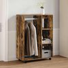 vidaXL Wardrobe Smoked Oak 80x40x110 cm Engineered Wood