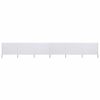 vidaXL 6-panel Wind Screen Fabric 800x160 cm Sand White