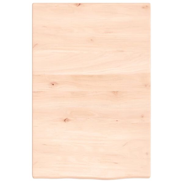 vidaXL Bathroom Countertop 40x60x2 cm Untreated Solid Wood