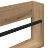 vidaXL Magazine Rack 2 pcs Artisan Oak 60 x 12 x 30 cm Engineered Wood