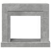 vidaXL Fireplace Surround Concrete Grey 100x30x87.5 cm Engineered Wood