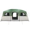 vidaXL Family Tent Cabin 10-Person Green Waterproof