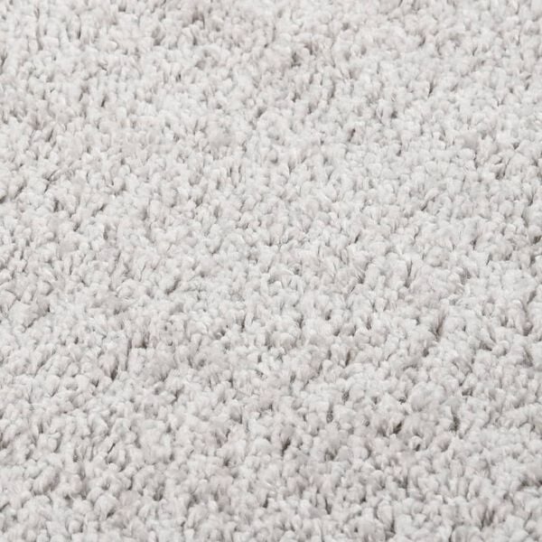 vidaXL Shaggy Rug Light Grey 200x290 cm Anti Slip