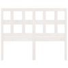 vidaXL Bed Headboard White 145.5x4x100 cm Solid Wood Pine