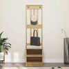 vidaXL Hall Tree SANDNES 45x40x159.5 cm Solid Wood Pine