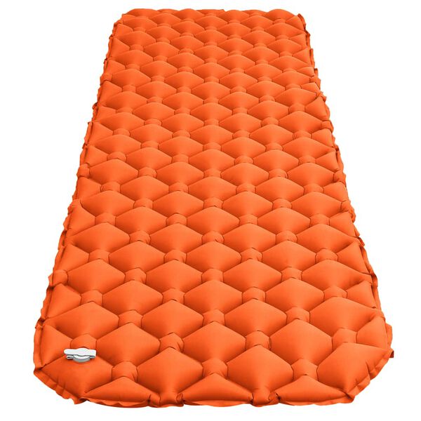 vidaXL Inflatable Air Mattress 58x190 cm Orange