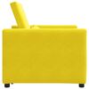 vidaXL Single Sofa Bed Reclining Yellow 90 x 165 x 87 cm Velvet