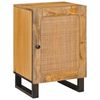 vidaXL Bathroom Cabinet Brown 38 x 33 x 58 cm Solid Mango Wood