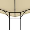 vidaXL Garden Gazebo 3x3x2.6 m Cream 160g/m&sup2;