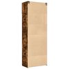 vidaXL Storage Cabinet Smoked Oak 80x42.5x225 cm Engineered Wood