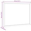 vidaXL Magnetic Whiteboard with Solid Pine Wood Frame 40x30 cm