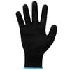 vidaXL Work Gloves 24 pcs Black 9 / L Polyester